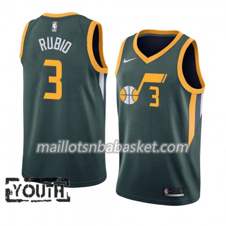 Maillot Enfant Utah Jazz Ricky Rubio 3 2018-19 Nike Vert Swingman Maillot Enfant Utah Jazz Ricky Rubio 3 2018-19 Nike Vert Swingman